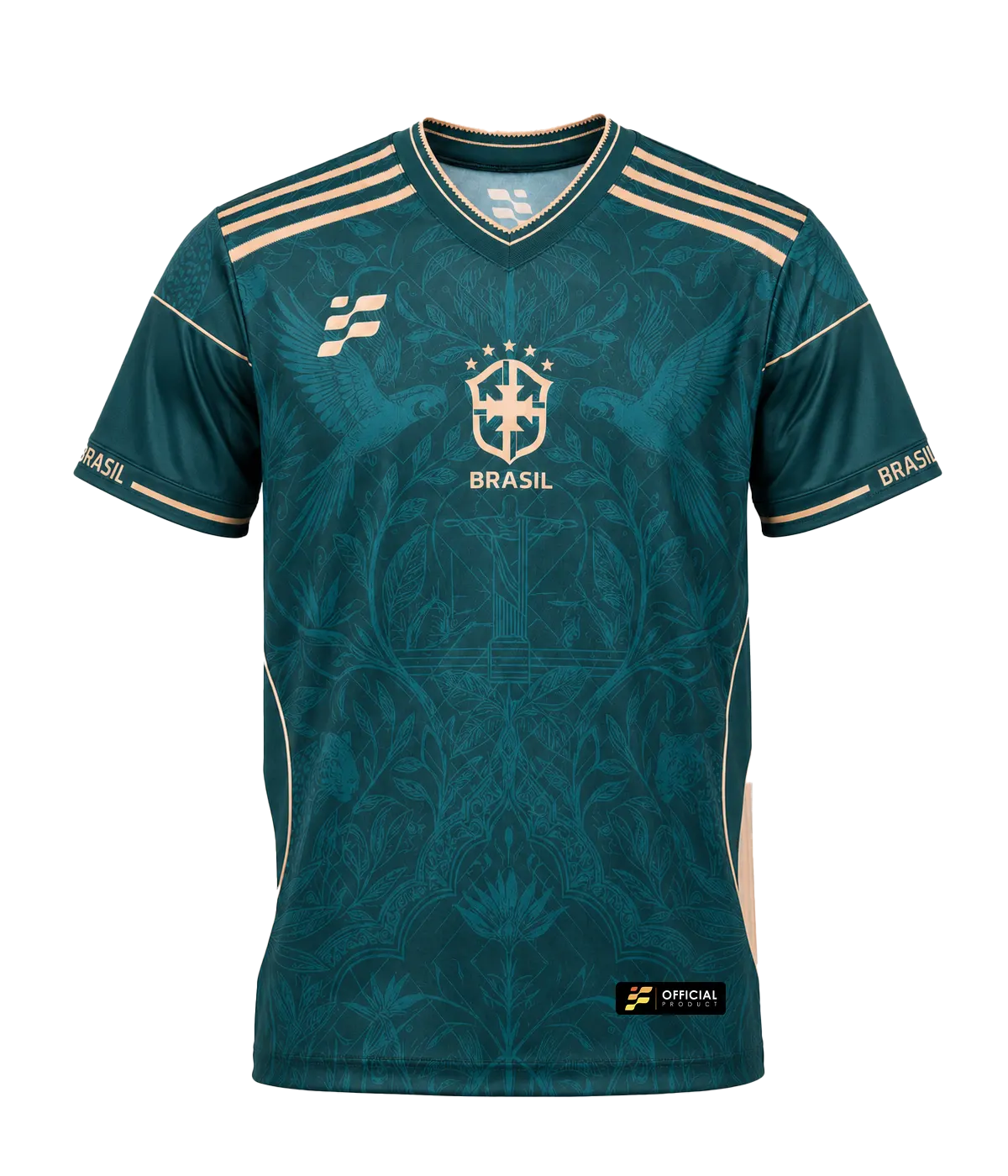Camisa Brasil Verde Água